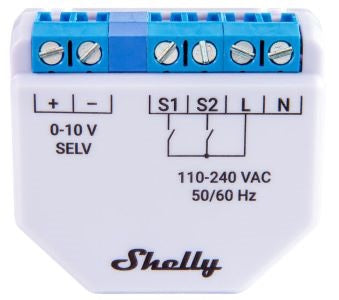 SHELLY Shelly Dimmer 0-10V Stmívač SHELLY Shelly Dimmer 0-10V Stmívač